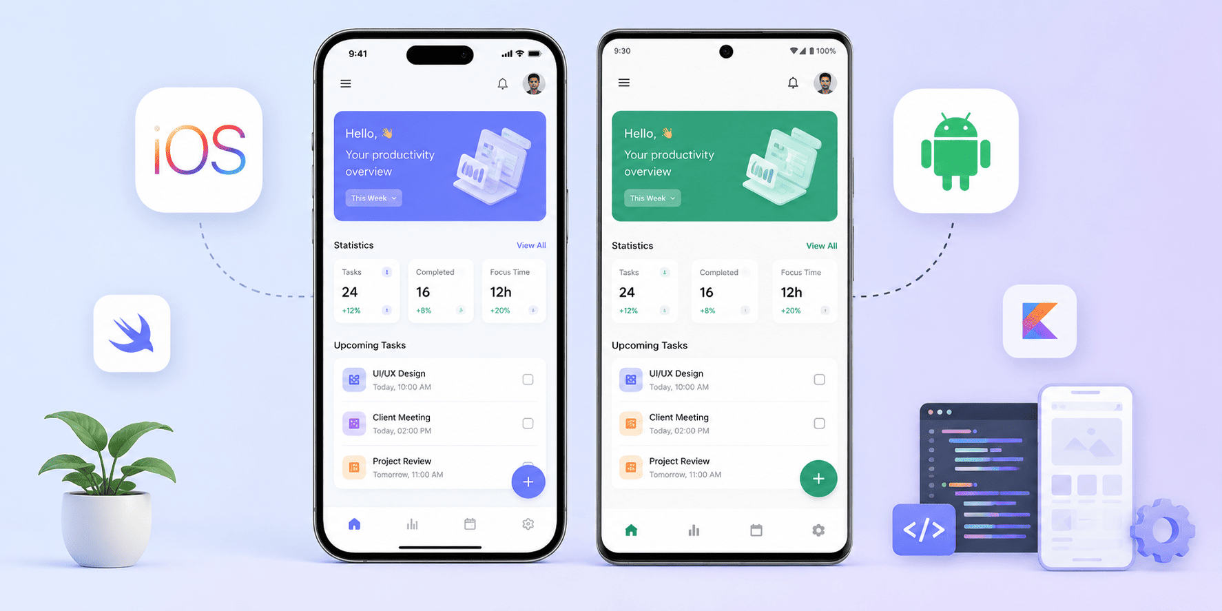 Cross-Platform iOS App (Android-Ready)